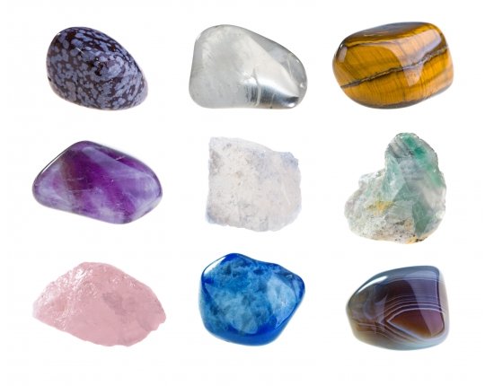 Виды полудрагоценных камней с фото